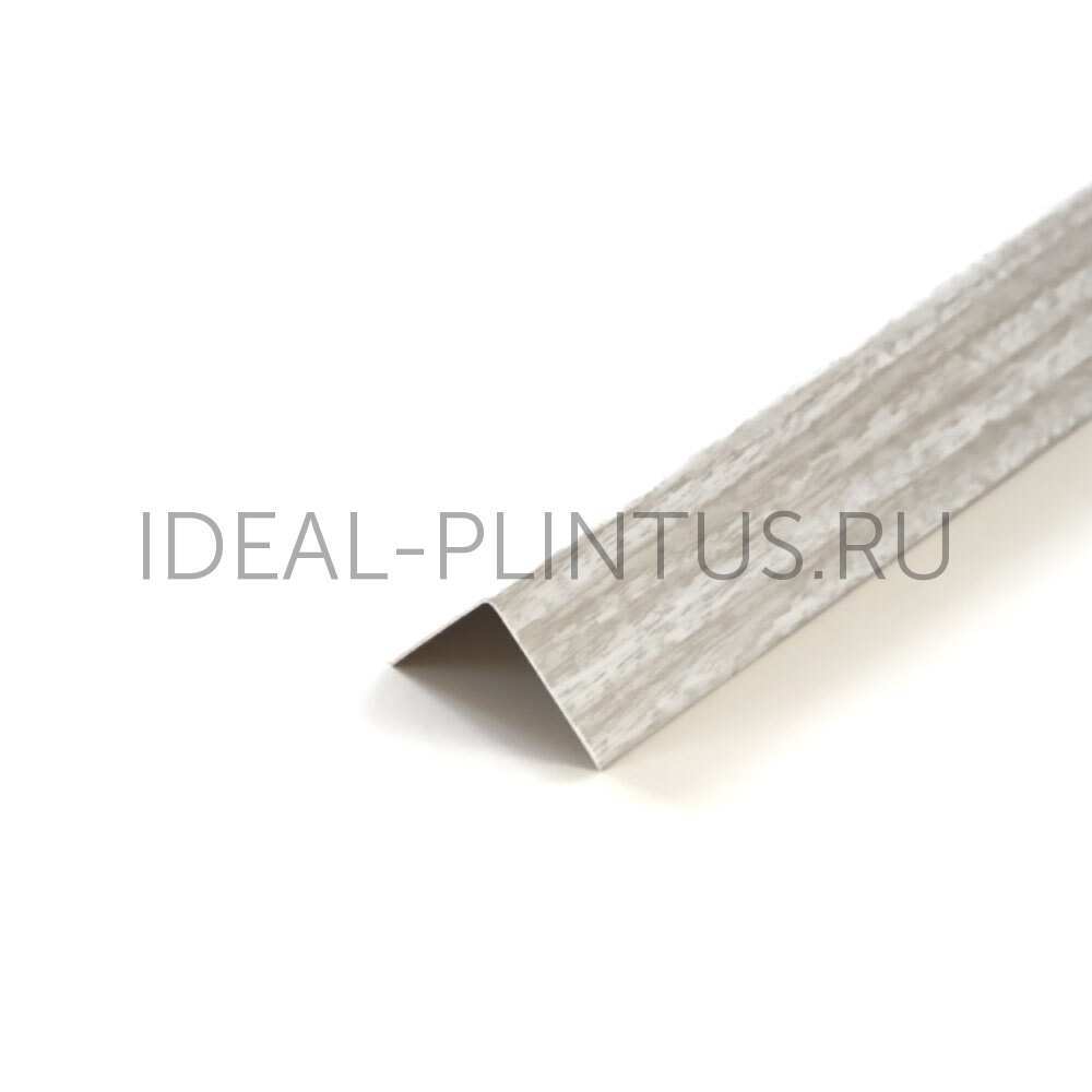 Ideal — Угол пластиковый Идеал 15х15х2700 мм. 252 Ясень белый