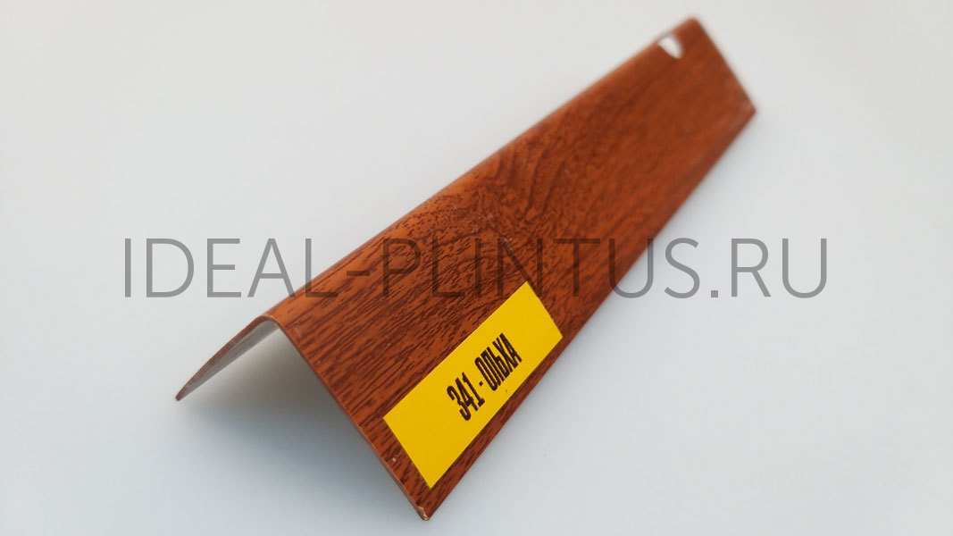 Ideal — Угол пластиковый Идеал 15х15х2700 мм. 341 Ольха