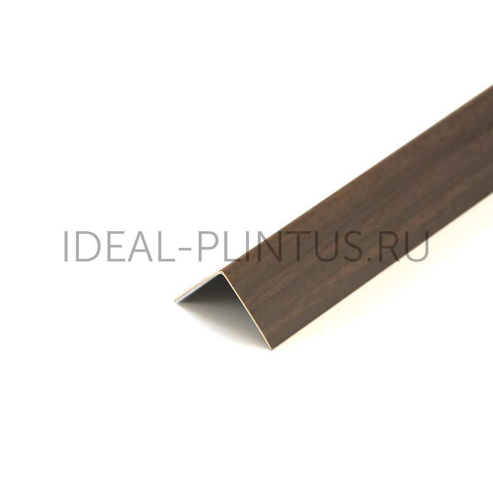 Ideal — Угол пластиковый Идеал 15х15х2700 мм. 291 Орех