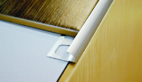 Ideal — Порог Раскладка наружная (трапеция) алюминиевая Пластал