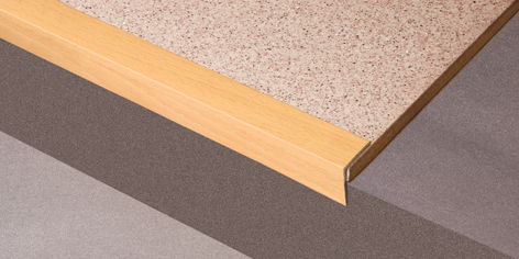 Ideal — Порог алюминиевый уголок 40х40 Пластал