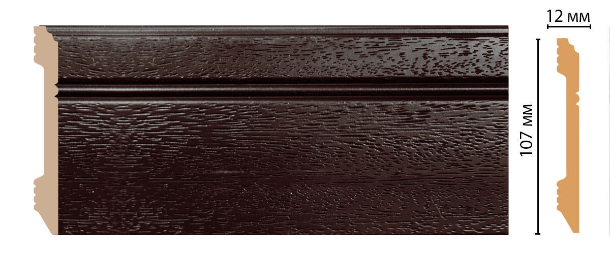 Ideal — Плинтус напольный DECOMASTER D105-433ДМ (107*12*2400мм)