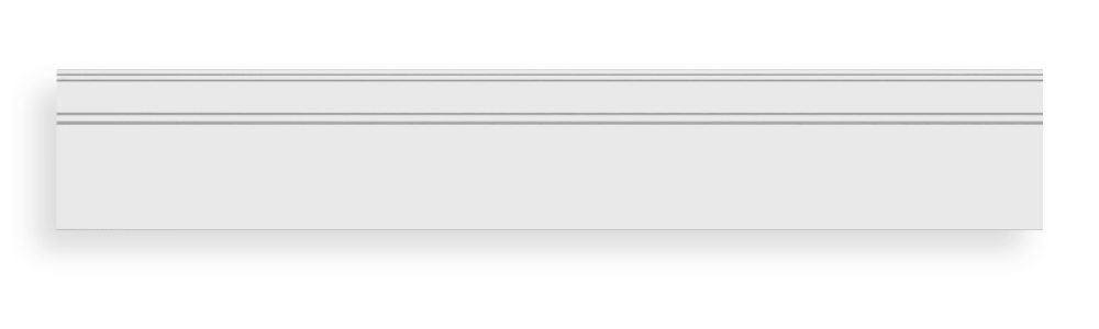 Ideal — Плинтус напольный DECOMASTER D105-115ДМ (107*12*2400мм) белый матовый