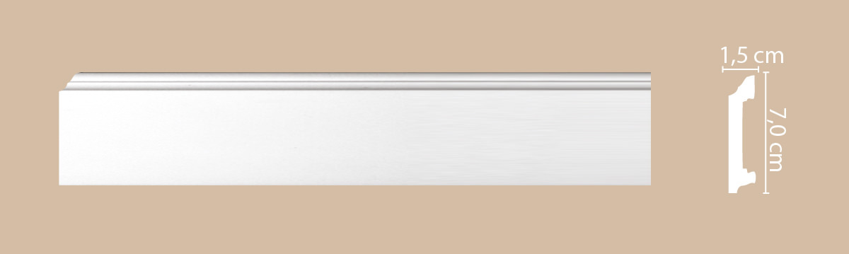 Ideal — Плинтус напольный DECOMASTER A025 (70*15*2000мм)