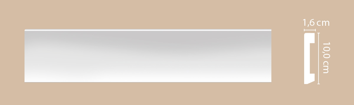 Ideal — Плинтус напольный DECOMASTER A036 (100*16*2000мм)