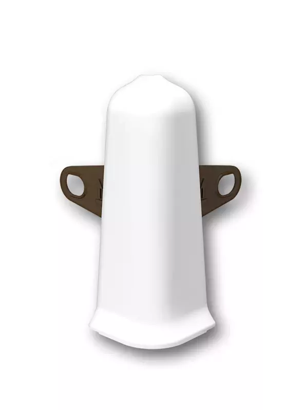 Ideal — Наружный угол Деконика D85 1 шт. белый матовый 001