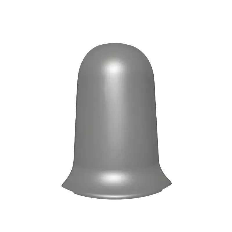 Ideal — Наружный угол Комфорт К55 1 шт. металлик серебристый 081