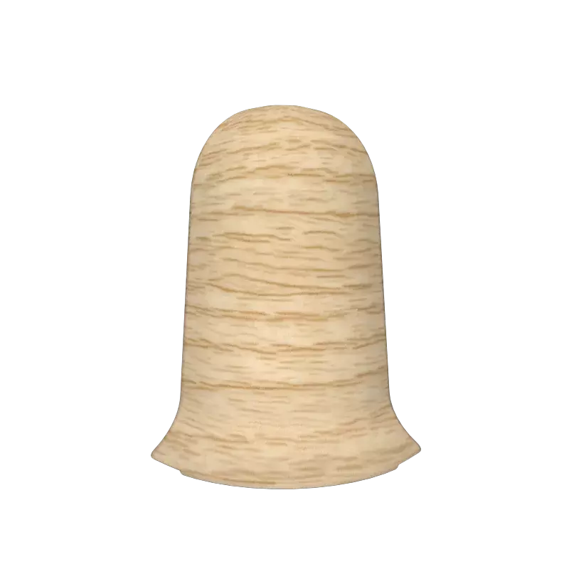 Ideal — Наружный угол Комфорт К55 1 шт. сосна 271 — Ideal, komplektuyuschie dlya plintusa komfort 55 mm