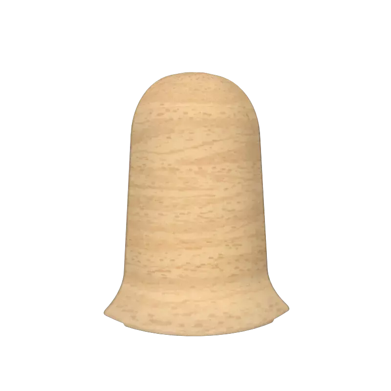 Ideal — Наружный угол Комфорт К55 1 шт. бук 231 — Ideal, komplektuyuschie dlya plintusa komfort 55 mm