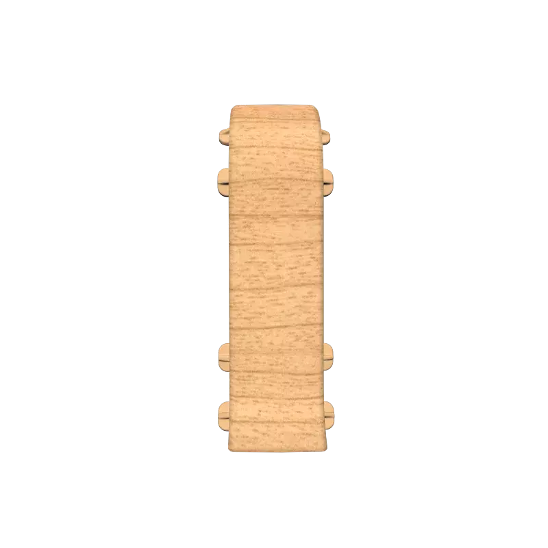 Ideal — Соединение Комфорт К55 1 шт. вишня 241 — Ideal, komplektuyuschie dlya plintusa komfort 55 mm