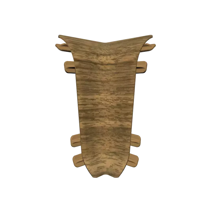 Ideal — Внутренний угол Комфорт К55 1 шт. орех 291 — Ideal, komplektuyuschie dlya plintusa komfort 55 mm