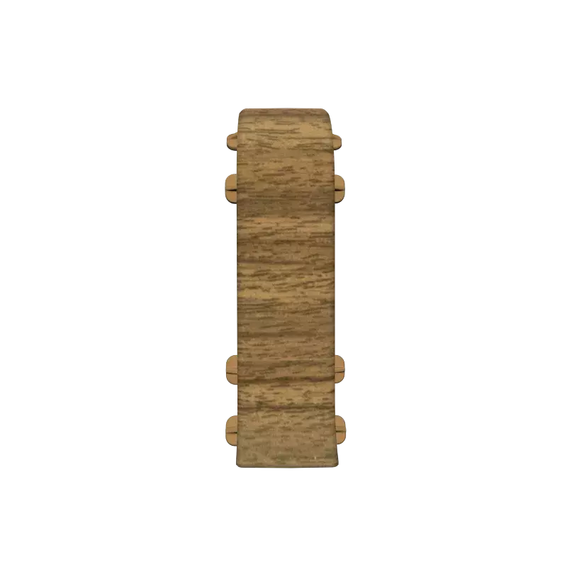 Ideal — Соединение Комфорт К55 1 шт. орех 291 — Ideal, komplektuyuschie dlya plintusa komfort 55 mm