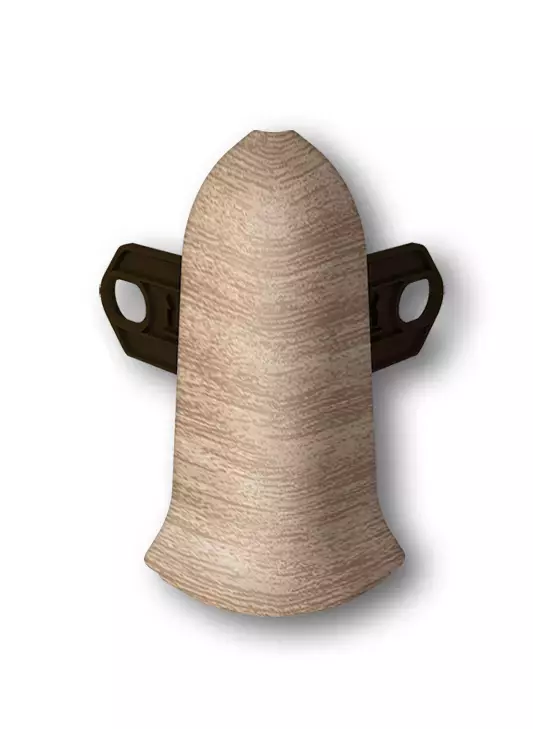 Ideal — Наружный угол IDEAL Классик 55 мм. 1 шт. дуб беленный 203