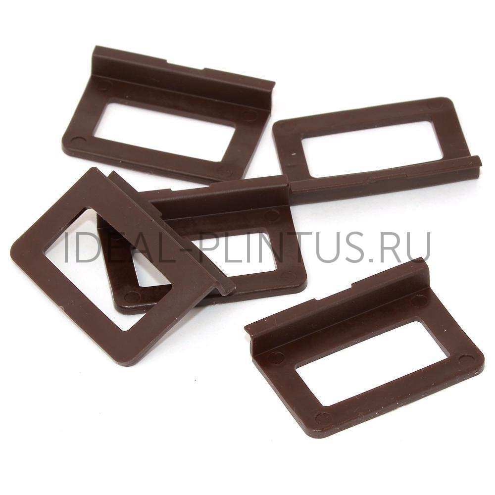 Ideal — Ручки для Москитных Сеток ПВХ цвет Коричневый