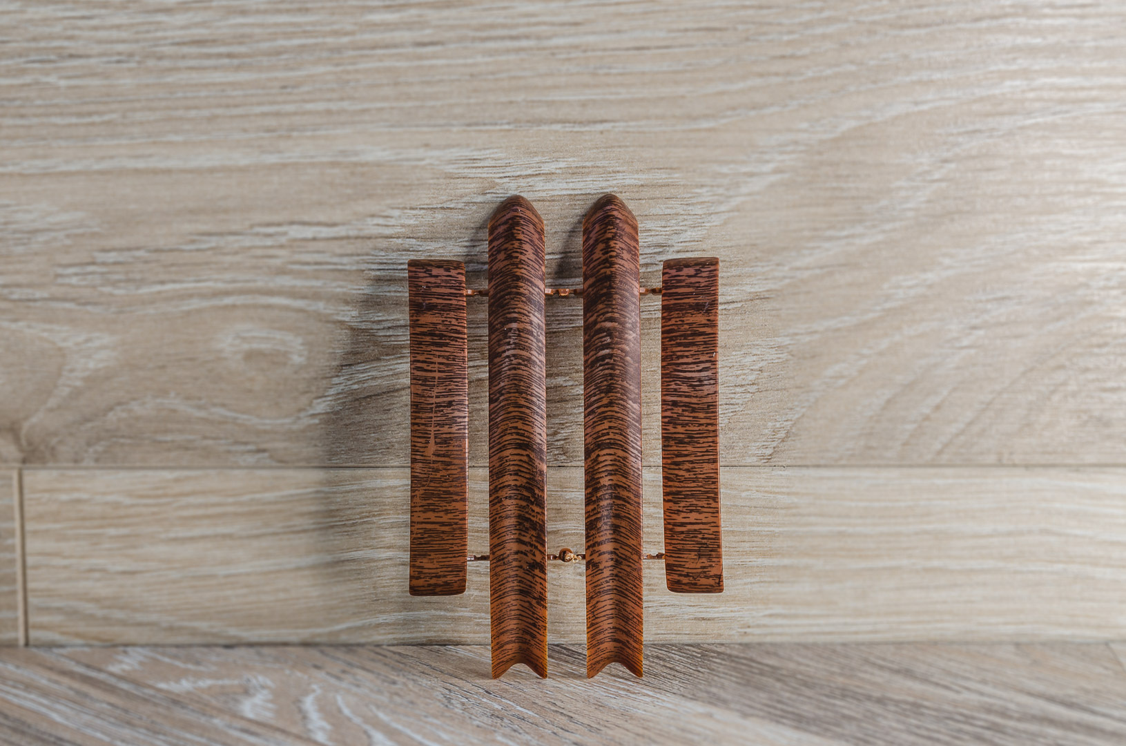 Ideal — Соединение и заглушка для наличника с к-б Идеал орех темный 293