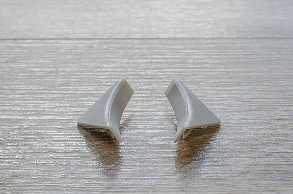 Ideal — Заглушка для столешницы (пара) Идеал светло-серый 002