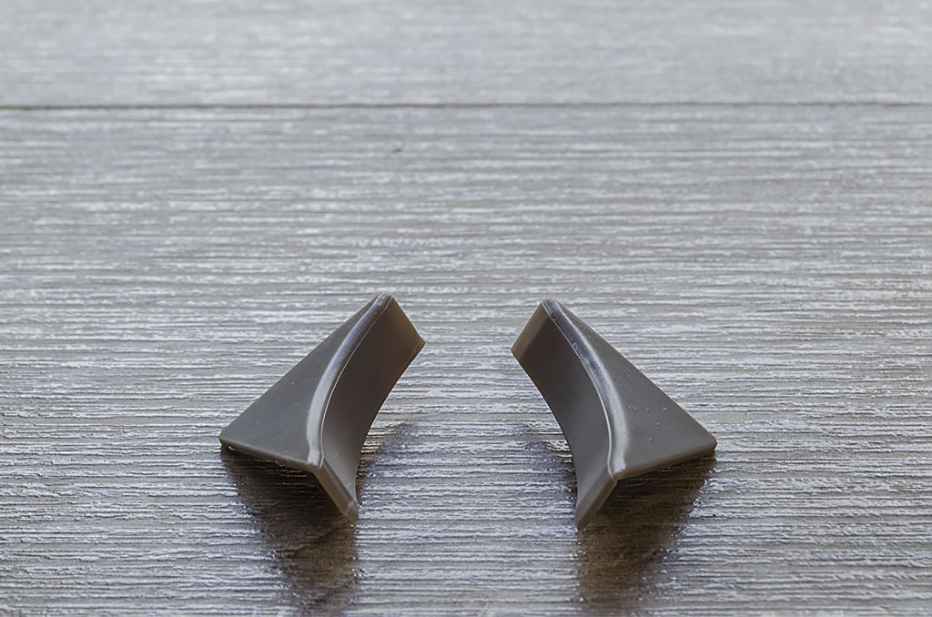 Ideal — Заглушка для столешницы (пара) Идеал металлик шампань 084