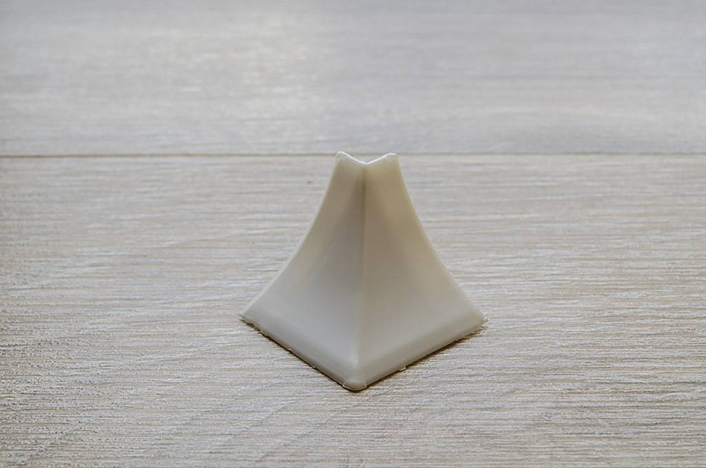 Ideal — Наружный угол для столешницы Идеал мрамор белый 101