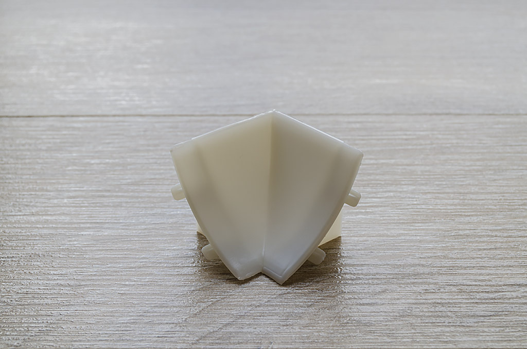 Ideal — Внутренний угол для столешницы Идеал мрамор светло-серый 111