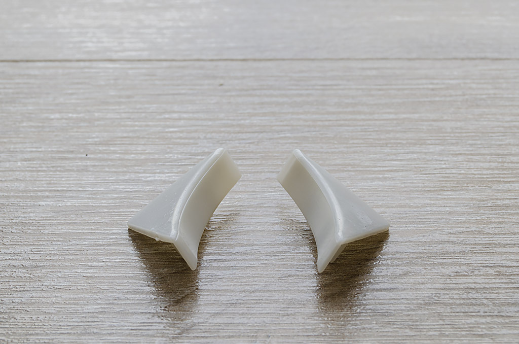 Ideal — Заглушка для столешницы (пара) Идеал светло-серый 111