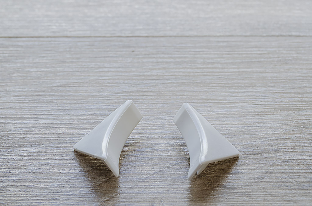 Ideal — Заглушка для столешницы (пара) Идеал белый 001