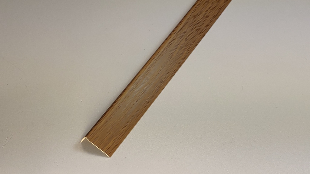 Ideal — Угол арочный ПВХ Идеал 20х12х2700 мм. 217 дуб темный