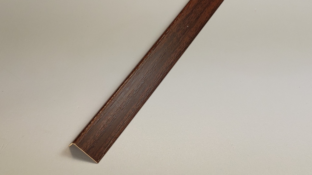 Ideal — Угол арочный ПВХ Идеал 20х12х2700 мм. 293 орех темный