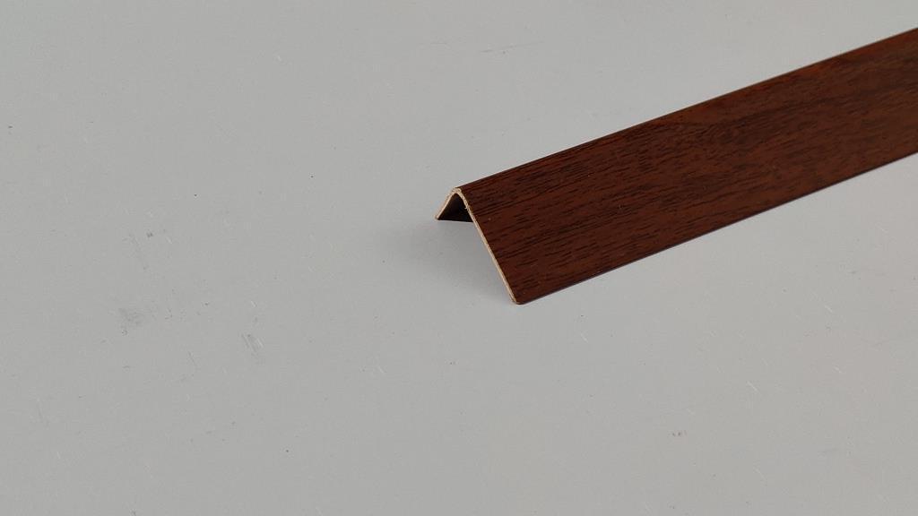 Ideal — Угол арочный ПВХ Идеал 20х12х2700 мм. 341 ольха