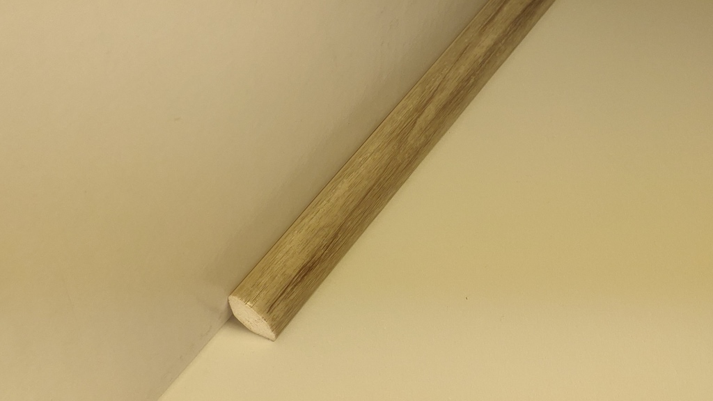 Ideal — Угол внутренний округлый вспененный ПВХ Идеал 14х14х2700 мм. 229 дуб латте