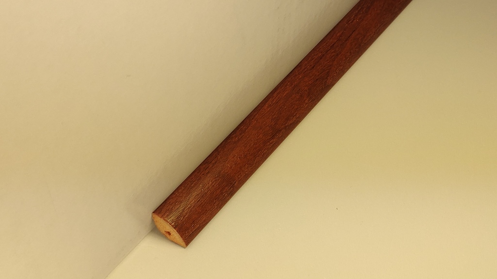 Ideal — Угол внутренний округлый вспененный ПВХ Идеал 14х14х2700 мм. 341 ольха