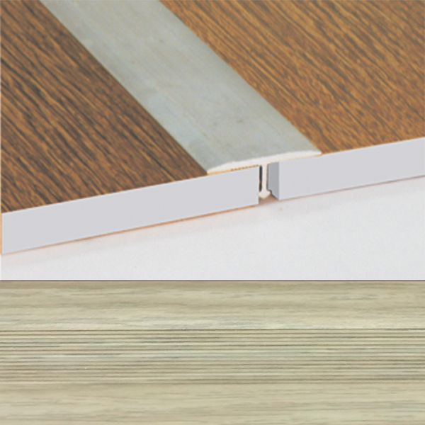 Ideal — Порог т-образный алюминиевый для пола Дуб северный 18х8х900 мм. Т18 универсальный