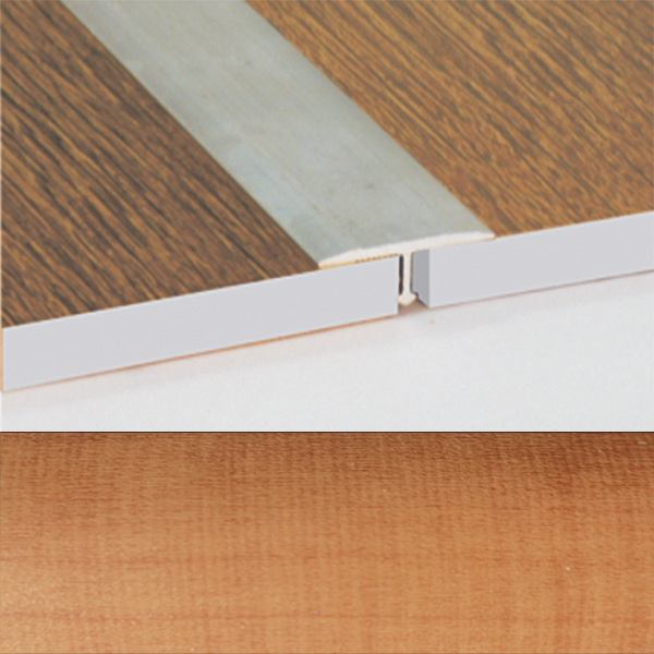 Ideal — Порог т-образный алюминиевый для пола Ольха 18х8х900 мм. Т18 универсальный