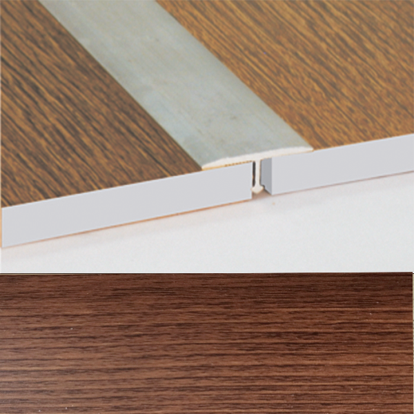 Ideal — Порог т-образный алюминиевый для пола Дуб рустик 18х8х1800 мм. Т18 универсальный