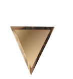 Ideal — Зеркальная плитка полуромб с фацетом Бронза 30х25.5 см. ДСТ — Ideal, zerkalnaya plitka romby