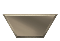 Ideal — Зеркальная плитка полусота с фацетом Бронза 30х13 см. ДСТ — Ideal, zerkalnaya plitka sota