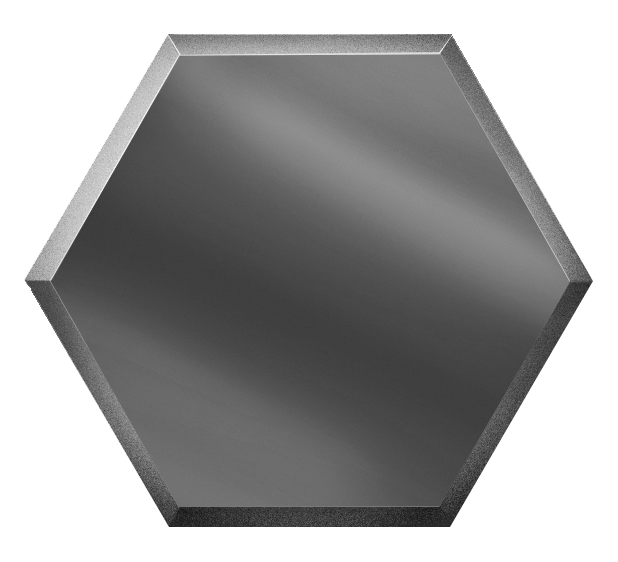 Ideal — Зеркальная плитка сота с фацетом Графит 30х25.9 см. ДСТ — Ideal, zerkalnaya plitka sota