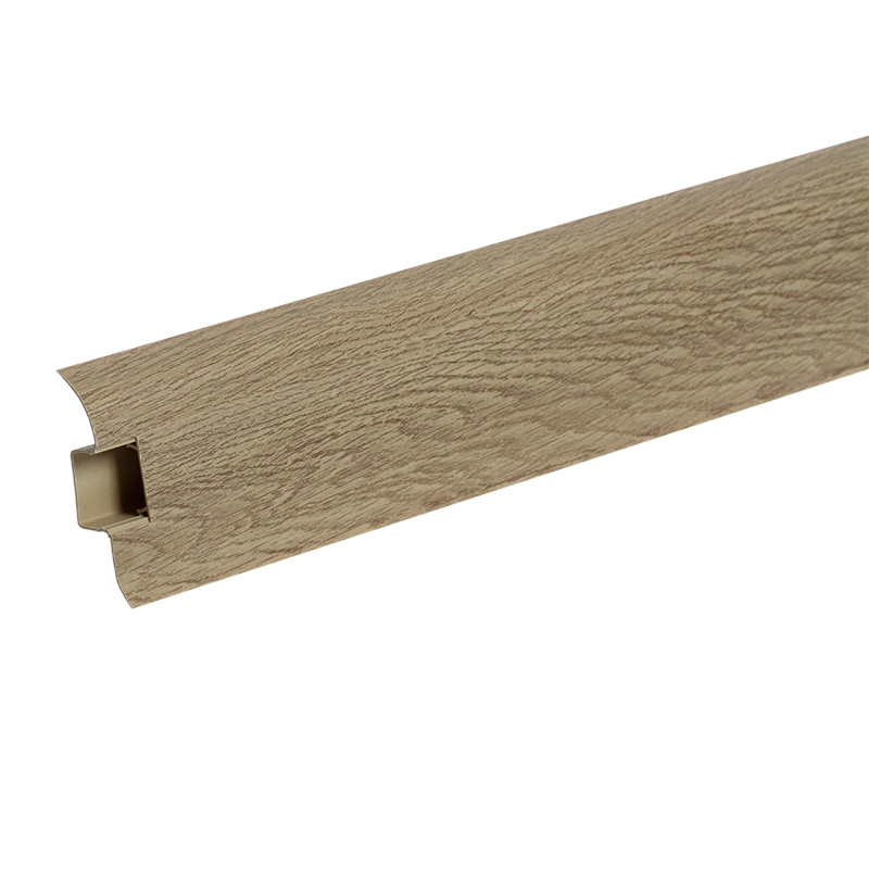 Ideal — Плинтус напольный Идеал Комфорт К55 Дуб Рустик 211 (ideal Comfort 55х22х2200 мм) — Ideal, plintus ideal komfort 22m