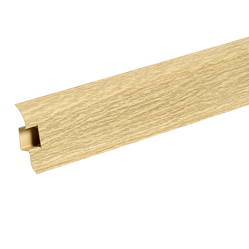 Ideal — Плинтус напольный Идеал Комфорт К55 Дуб Светлый 212 (ideal Comfort 55х22х2200 мм) — Ideal, plintus ideal komfort 22m