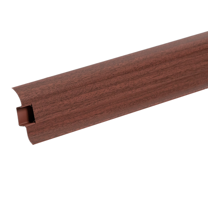 Ideal — Плинтус напольный Идеал Комфорт К55 Махагон 346 (ideal Comfort 55х22х2200 мм) — Ideal, plintus ideal komfort 22m