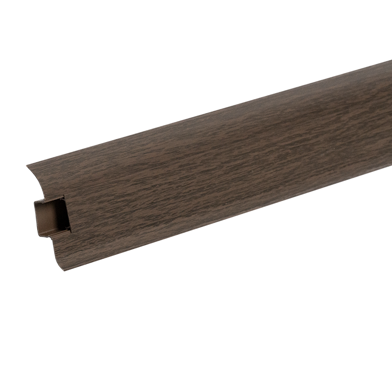 Ideal — Плинтус напольный Идеал Комфорт К55 Каштан 351 (ideal Comfort 55х22х2200 мм) — Ideal, plintus ideal komfort 22m