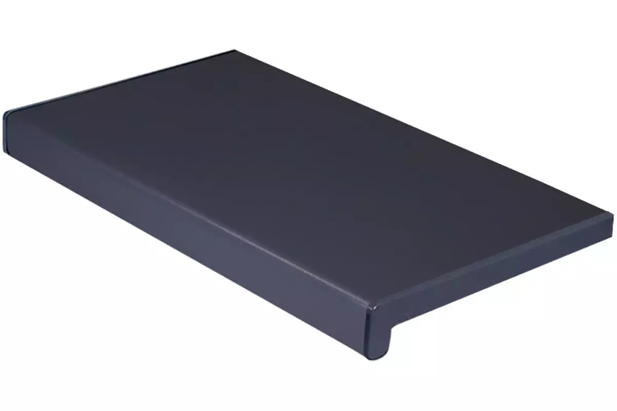 Ideal — Подоконники ПВХ Витраж- антрацит матовый — Ideal, podokonniki rossiya