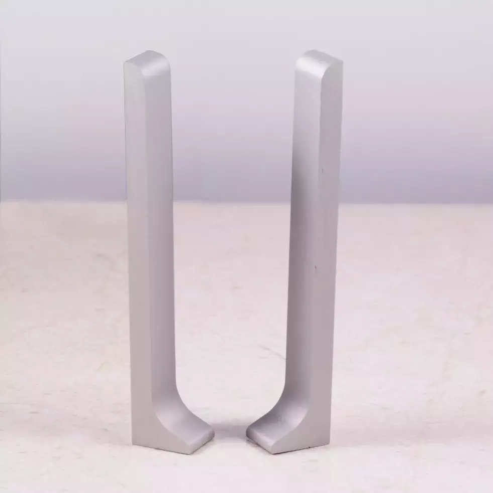 Ideal — Заглушки для пристеночного алюминиевого плинтуса 40 мм (левая+правая)