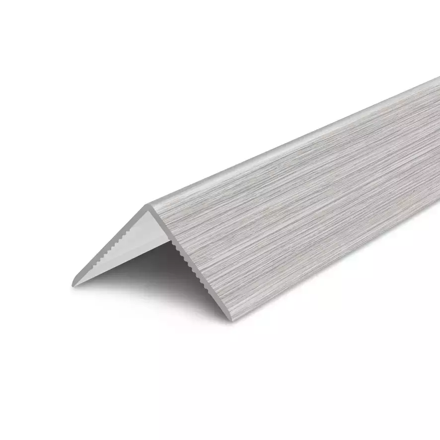 Ideal — Угол Пластиковый 30х30мм 2,7м "Деконика", 253 Ясень серый