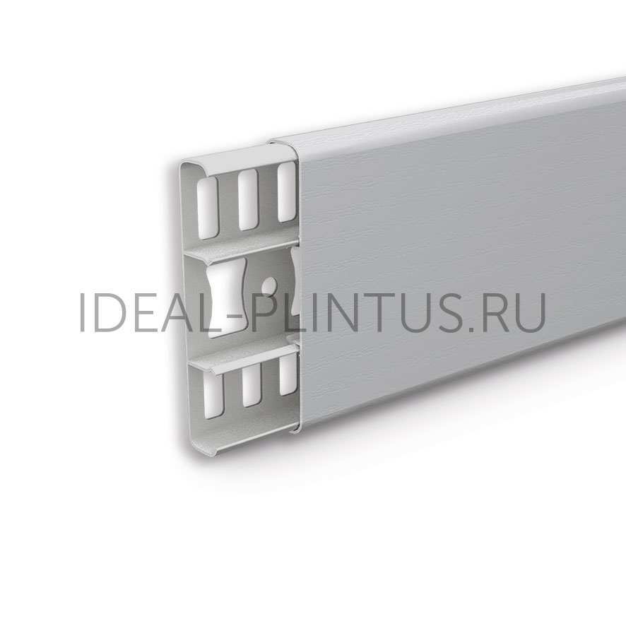 Ideal — Наличник Деконика с К/Б 70х12х2200 мм. 002 Светло-серый