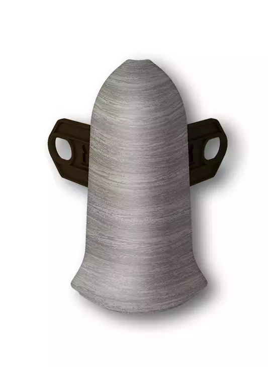 Ideal — Наружный угол Классик 85 мм. 1 шт. Орех серый 296