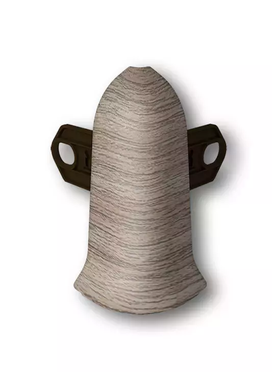 Ideal — Наружный угол Классик 70 мм. 1 шт. Дуб капучино 205