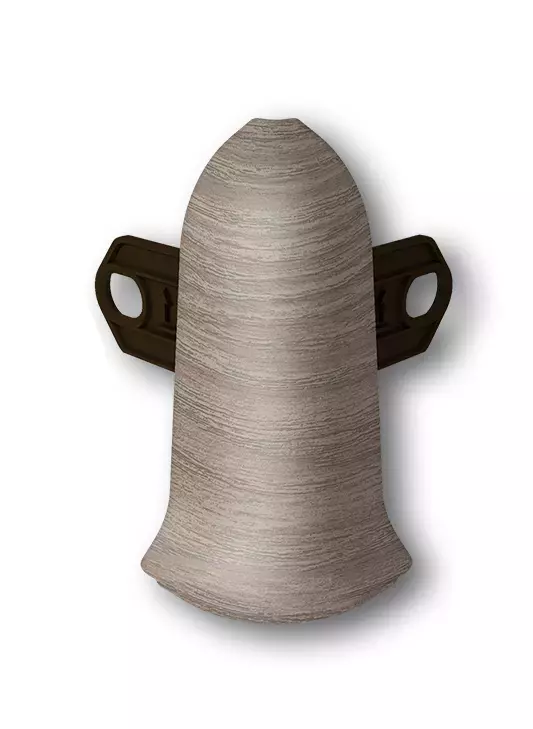 Ideal — Наружный угол Классик 70 мм. 1 шт. Дуб кофейный 207