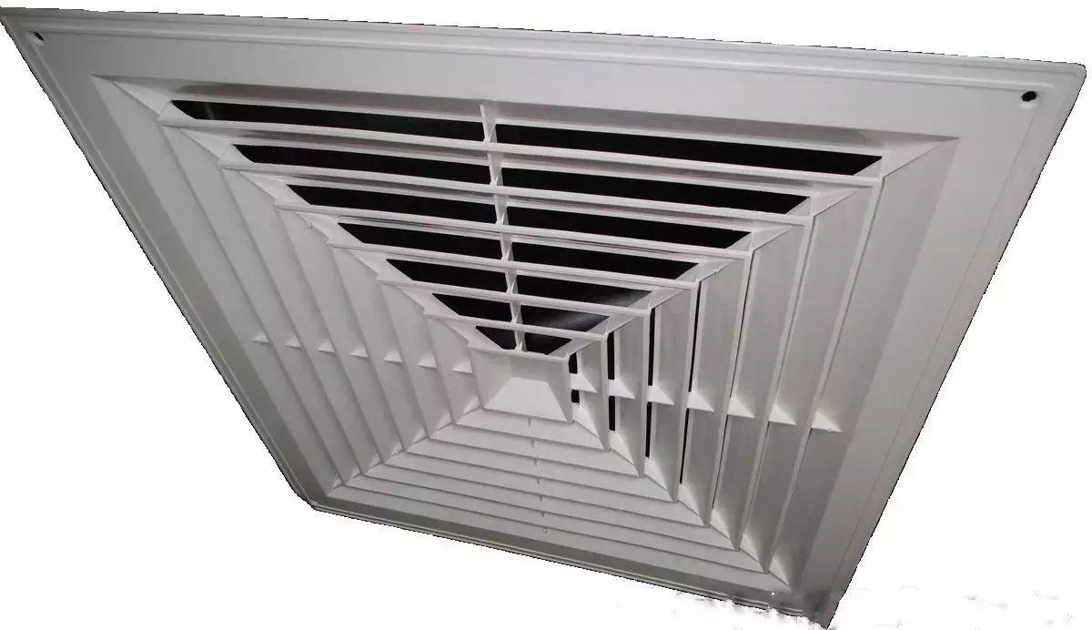 Ideal — Решетка Потолочная Диффузорного типа 600x600мм, для Подвесных потолков