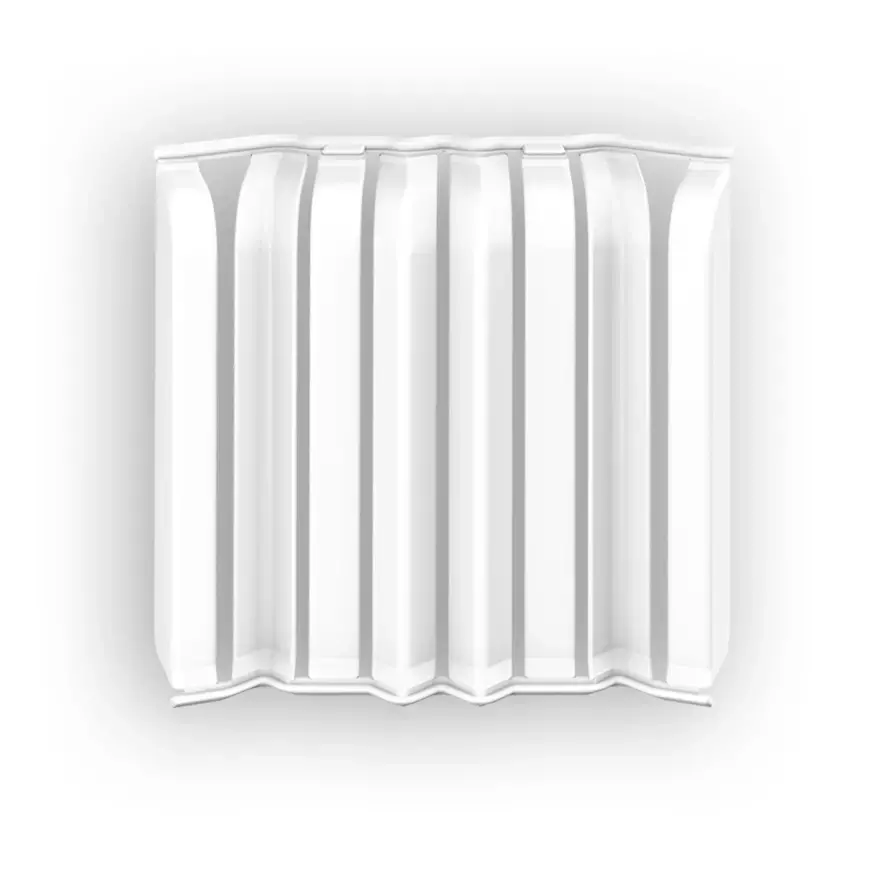 Ideal — Накладки IDEAL Дюра Округлый 80мм - 001 Белый (в наборе 2 вн, 2нар, 2соед, 2загл)