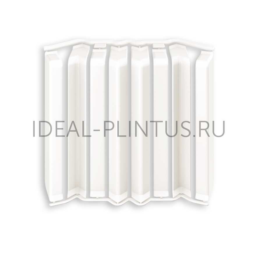 Ideal — Накладки IDEAL Дюра Прямоугольные 80мм - 037 Молочно-белый (в наборе 2 вн, 2нар, 2соед, 2загл)